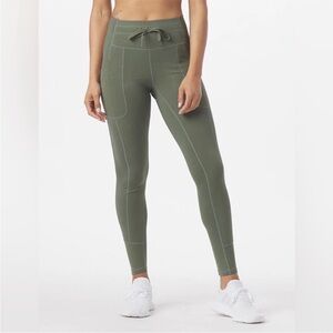 Glyder High-Rise Active Leggings with Drawstring Waist